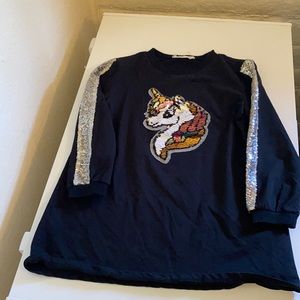 Long sleeve t-shirt dress